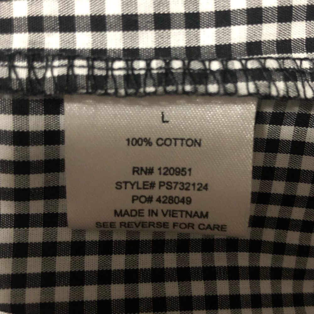 🆕 Pink Rose Gingham Plaid Cold-Shoulder Top - Picture 5 of 5